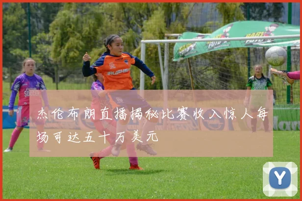 杰伦布朗直播揭秘比赛收入惊人每场可达五十万美元